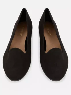 Kapcie baleriny ze sztucznego zamszu