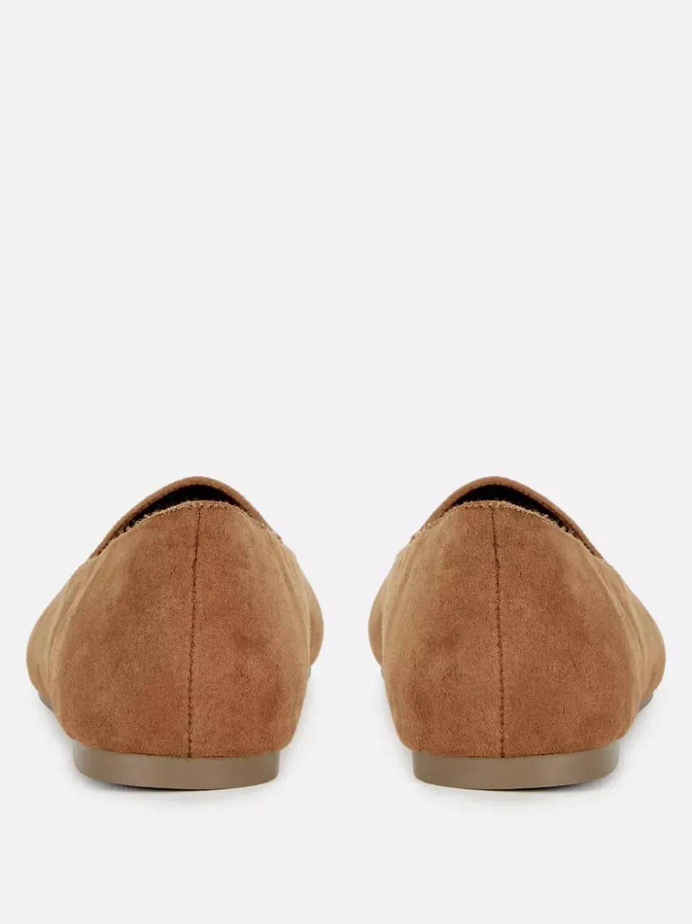 Kapcie baleriny ze sztucznego zamszu