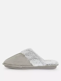 Kapcie ze sztucznego zamszu