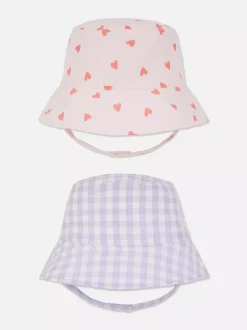 Kapelusze wędkarskie z zapięciem na rzep, 2 szt.