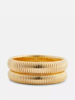 Karbowane bransoletki, 2 szt.