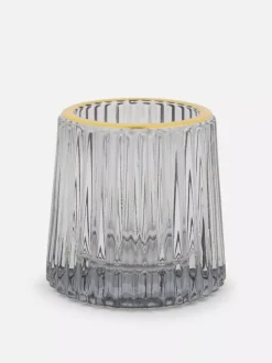 Karbowany świecznik na tealighty