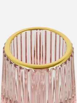 Karbowany świecznik na tealighty