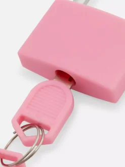 Kłódka z zapasowym kluczykiem