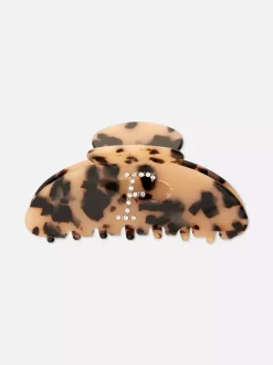 Klamra do włosów z ozdobnym inicjałem