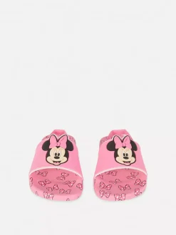 Klapki z tylnym paskiem, motyw Myszki Minnie Disneya