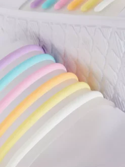 Klapki ze wzorem w paski