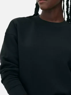 Klasyczna bluza z okrągłym dekoltem