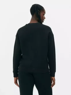 Klasyczna bluza z okrągłym dekoltem