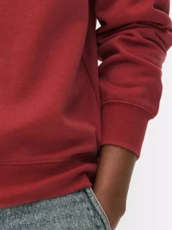 Klasyczna bluza z okrągłym dekoltem