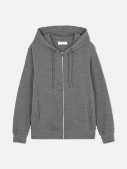 Klasyczna zapinana na zamek bluza z kapturem