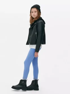 Klasyczne dżersejowe legginsy