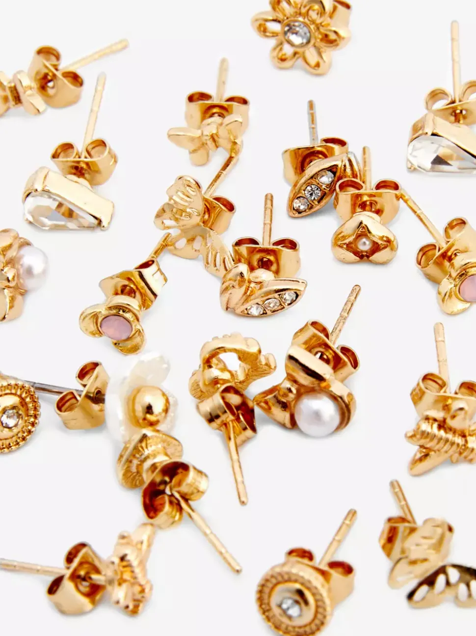 Kolczyki sztyfty, 12 par