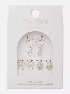 Kolczyki z wisiorkiem, 3 pary