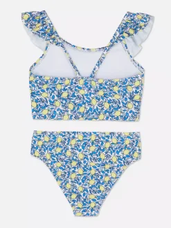 Komplet bikini z falbanką