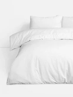 Komplet pościeli king size z materiału seersucker