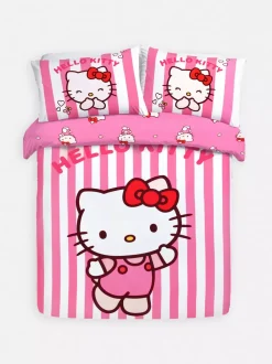 Komplet pościeli na łóżko dwuosobowe z Hello Kitty