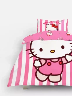 Komplet pościeli na łóżko jednoosobowe z Hello Kitty
