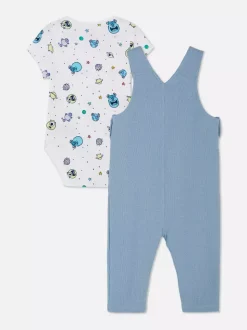 Komplet z body i ogrodniczkami z motywem Disneya