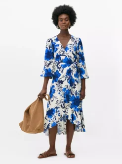 Kopertowa sukienka midi