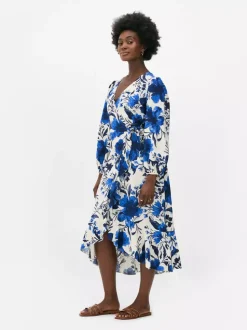 Kopertowa sukienka midi