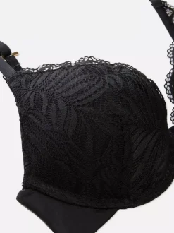 Koronkowy biustonosz Maximise z głębokim dekoltem