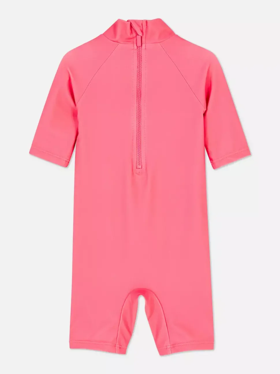 Kostium kąpielowy z zapięciem na zamek i nadrukiem