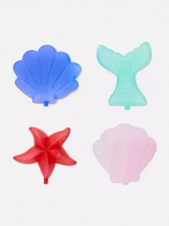 Kostki lodu wielokrotnego użytku w kształcie muszli