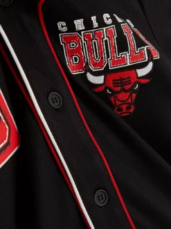 Koszula bejsbolowa z motywem NBA Chicago Bulls