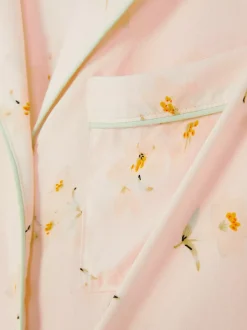 Koszula od piżamy w kwiaty