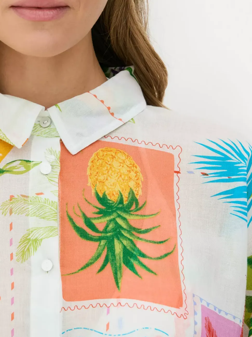 Koszula plażowa z nadrukiem
