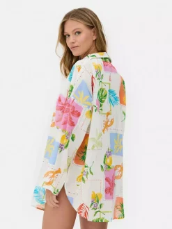 Koszula plażowa z nadrukiem