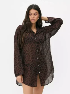 Koszula plażowa z nadrukiem