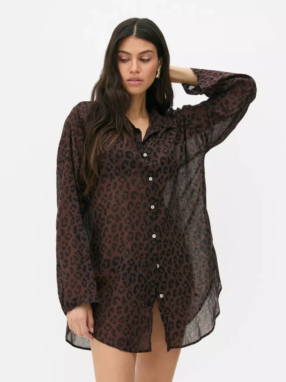 Koszula plażowa z nadrukiem