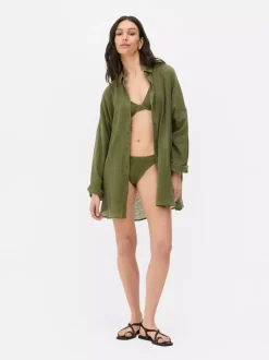 Koszula plażowa z zapięciem na guziki