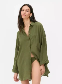 Koszula plażowa z zapięciem na guziki