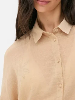 Koszula plażowa z zapięciem na guziki
