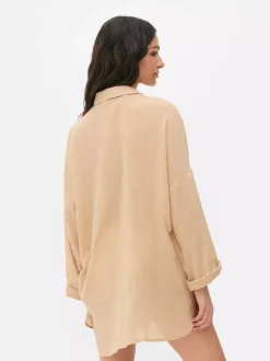 Koszula plażowa z zapięciem na guziki