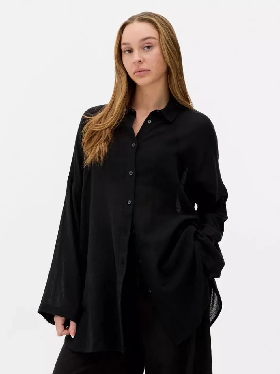 Koszula plażowa z zapięciem na guziki