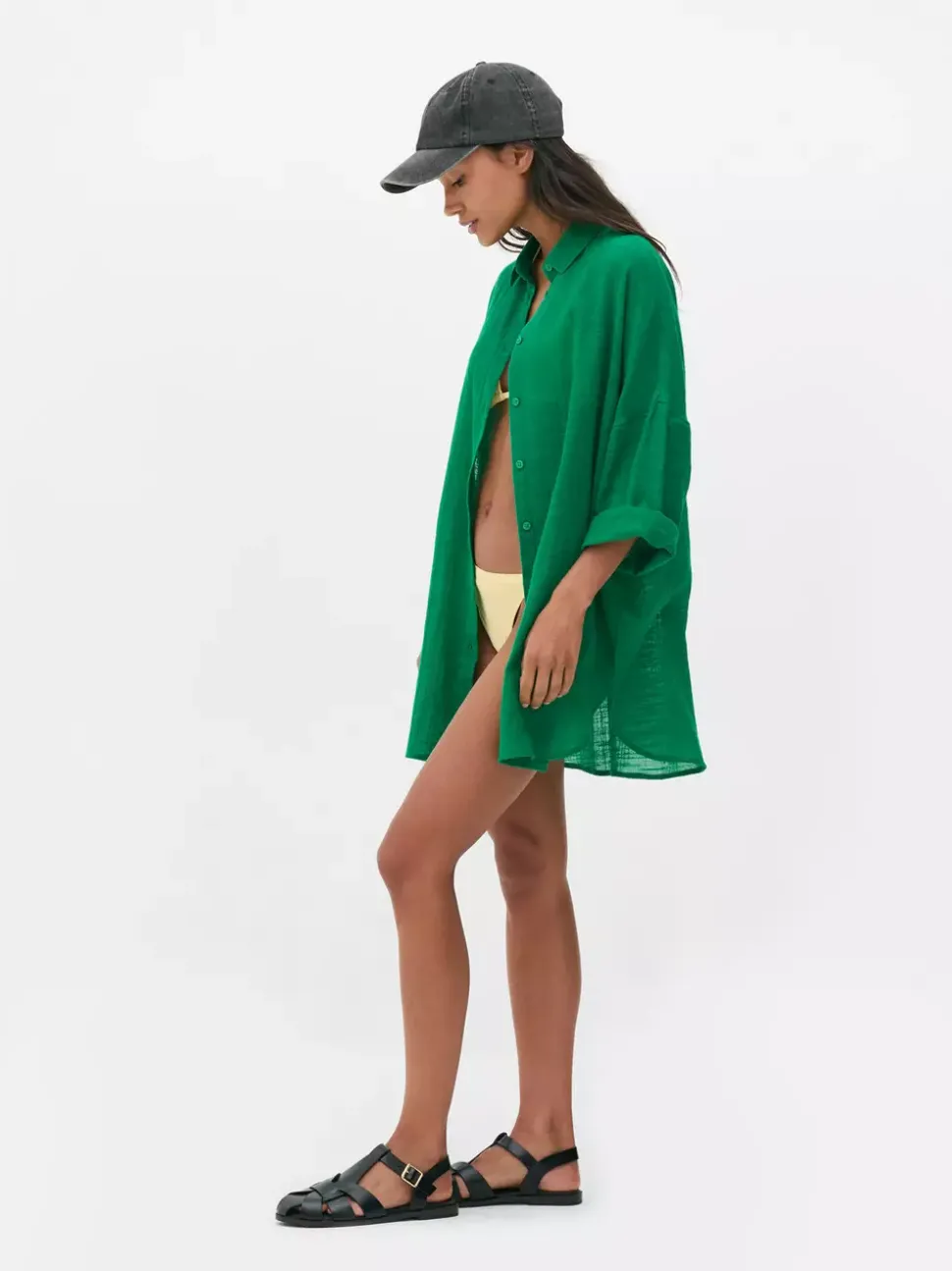 Koszula plażowa z zapięciem na guziki