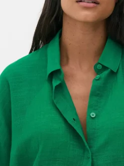 Koszula plażowa z zapięciem na guziki