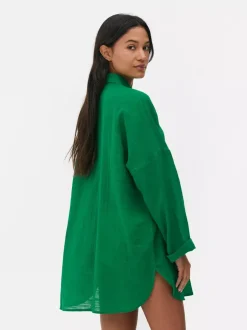 Koszula plażowa z zapięciem na guziki