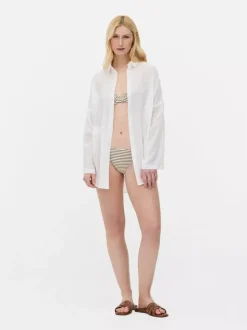 Koszula plażowa z zapięciem na guziki