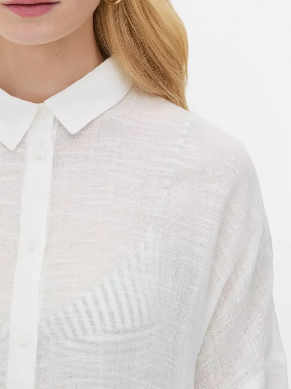 Koszula plażowa z zapięciem na guziki