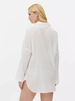 Koszula plażowa z zapięciem na guziki