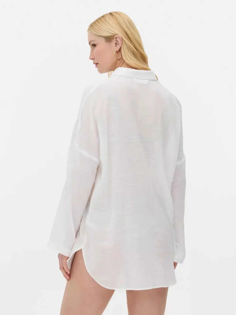 Koszula plażowa z zapięciem na guziki