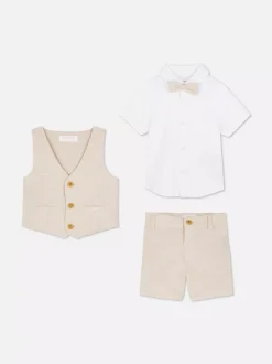 Koszula, szorty i kamizelka na specjalną okazję