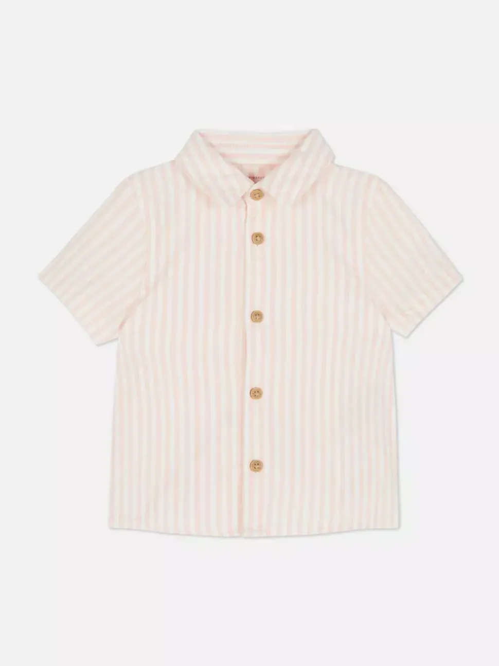 Koszula typu oxford w paski z krótkim rękawem
