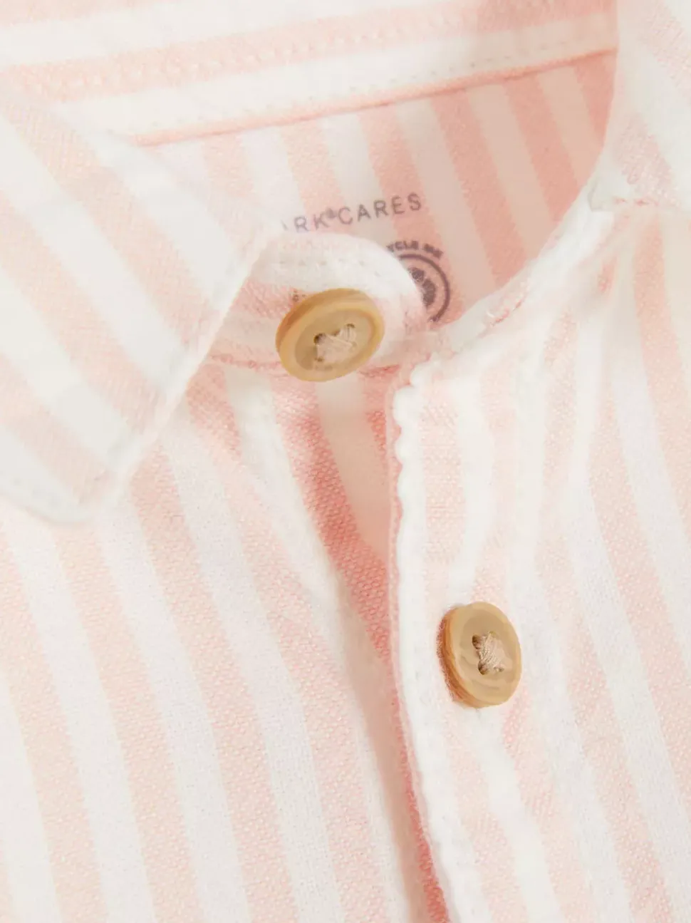 Koszula typu oxford w paski z krótkim rękawem