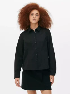 Koszula z długim rękawem w stylu odzieży roboczej